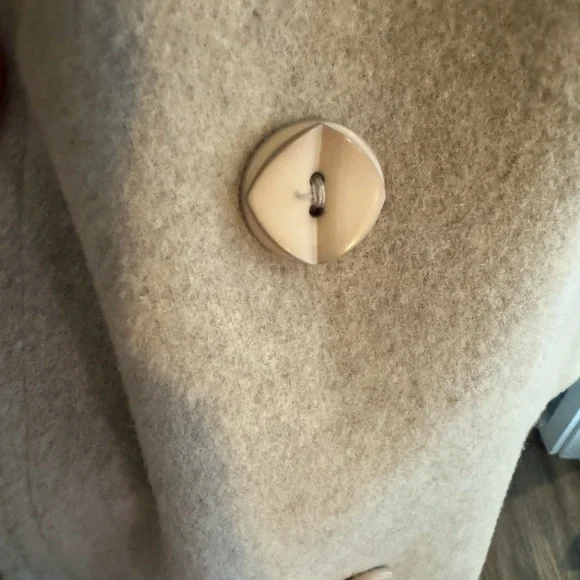 Vintage Alorna Wool Coat w/ Fox Fur Trim - Picture 5 of 5